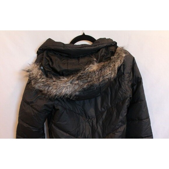 NEW COLUMBIA VILLAGE PARK INSULATED FAUX FUR TRIM HOOD BLACK JACKET SIZE XS - Picture 3 of 7